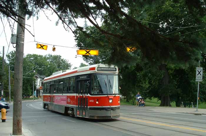 Toronto Transit Commission CLRV streetcar 4113